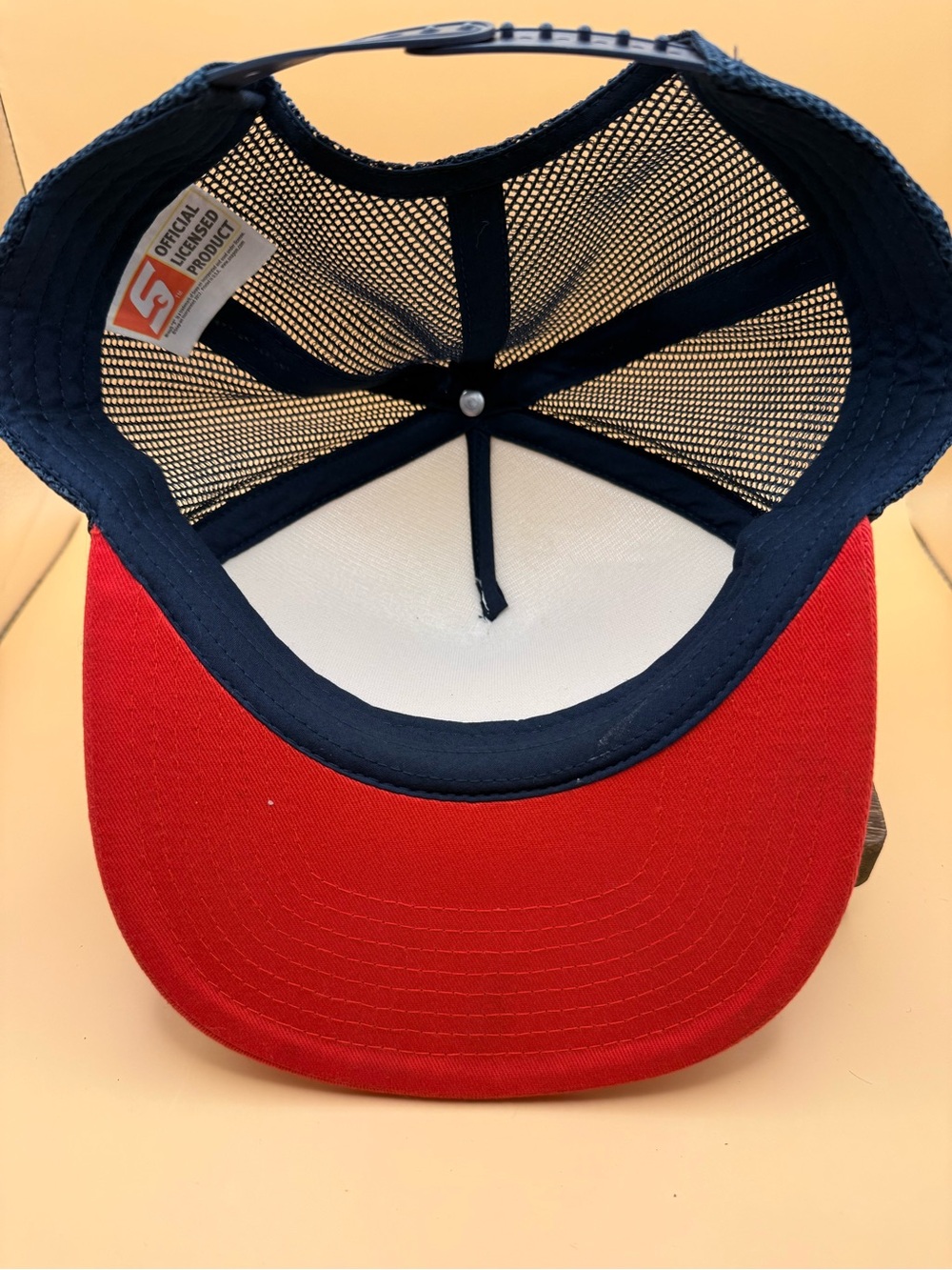 Snap-On Tools Trucker Hat Red White Blue Mesh Snapback Official Licensed 2012 - Picture 4 of 5